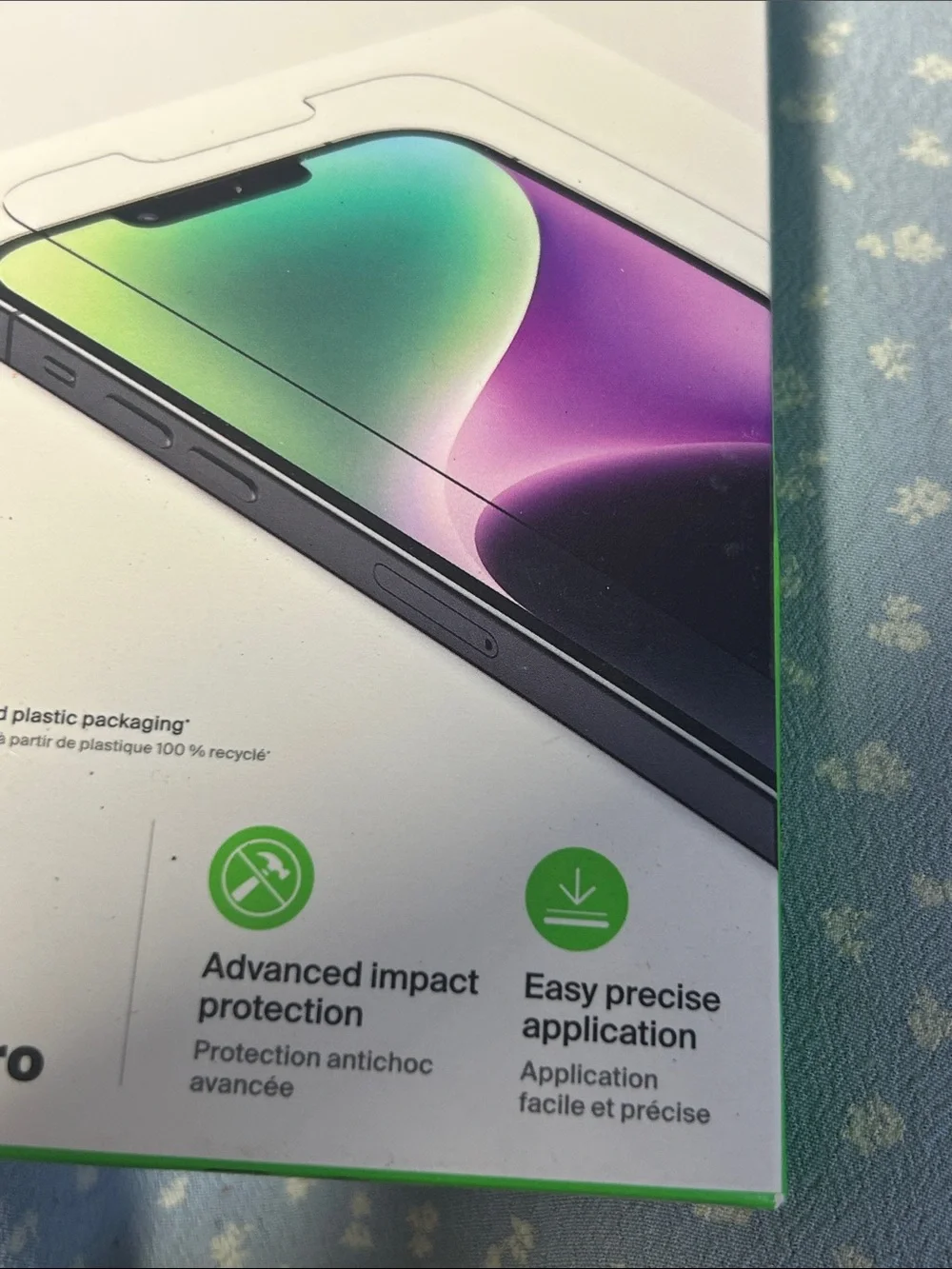 Belkin IPhone 14 13 13 pro  screen force tempered glass HG112